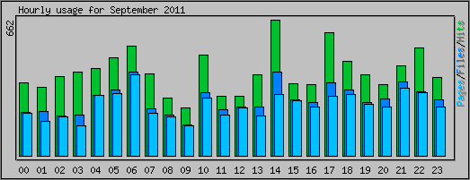 Hourly usage