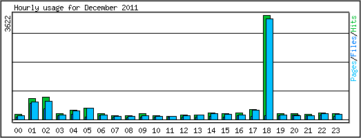 Hourly usage