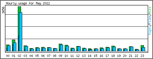 Hourly usage