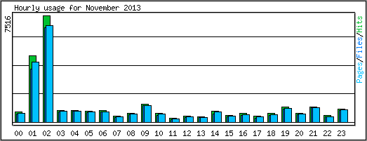 Hourly usage