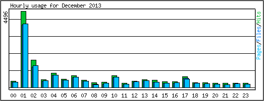 Hourly usage