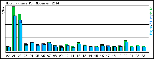 Hourly usage