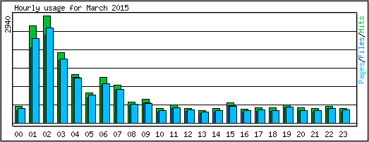 Hourly usage